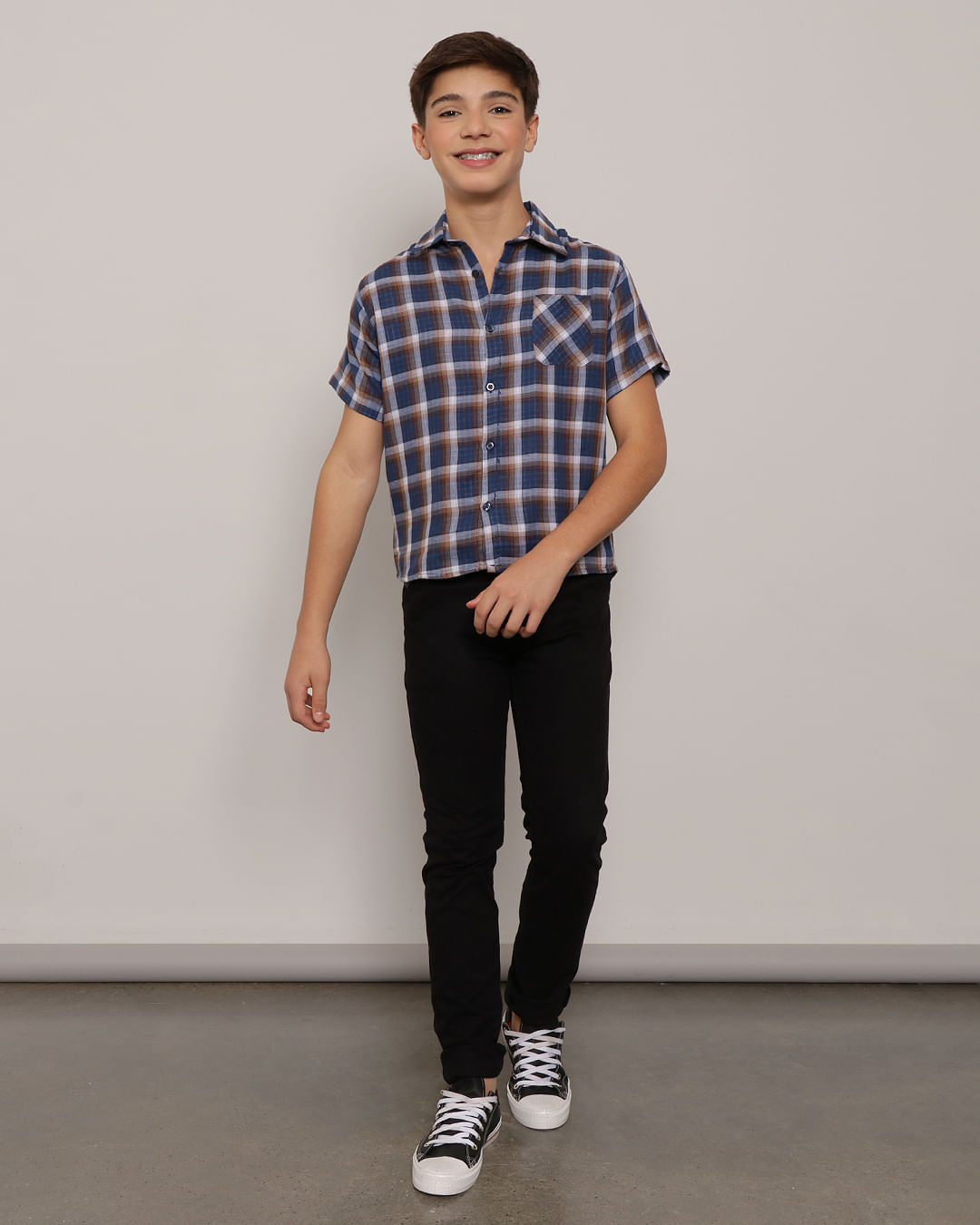 Camisa-Xadrez-Azul-2002-M-1014---Azul-Xadrez