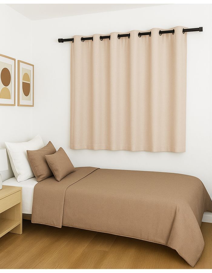 Cortina-Pratika-200x160-Monaco-Slim-Arei---Bege