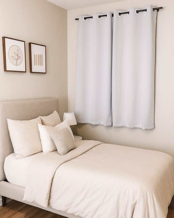 Cortina Corta Luz BecaDecor 260cm x 170cm Branco UN