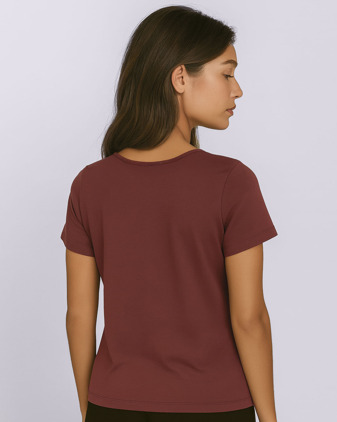 Blusa-Hz1241-Gola-V-Marrom---Marrom