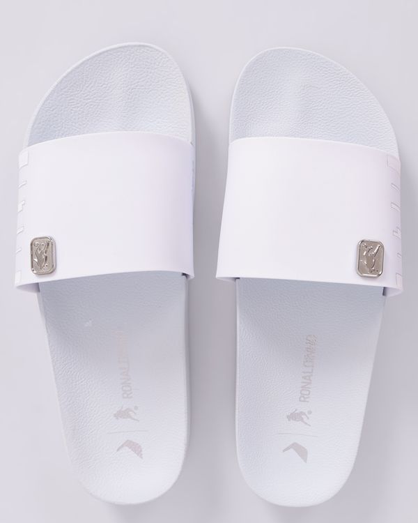 Chinelo Masculino Rider Slide Ronaldinho Branco 41
