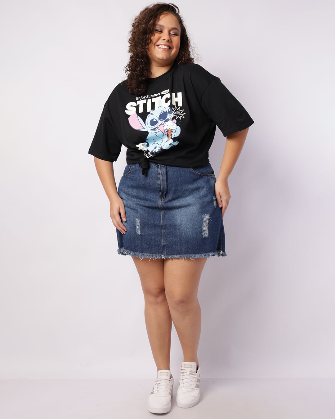 Tshirt-Mc-110087t-Stitch-Sorvet---Preto