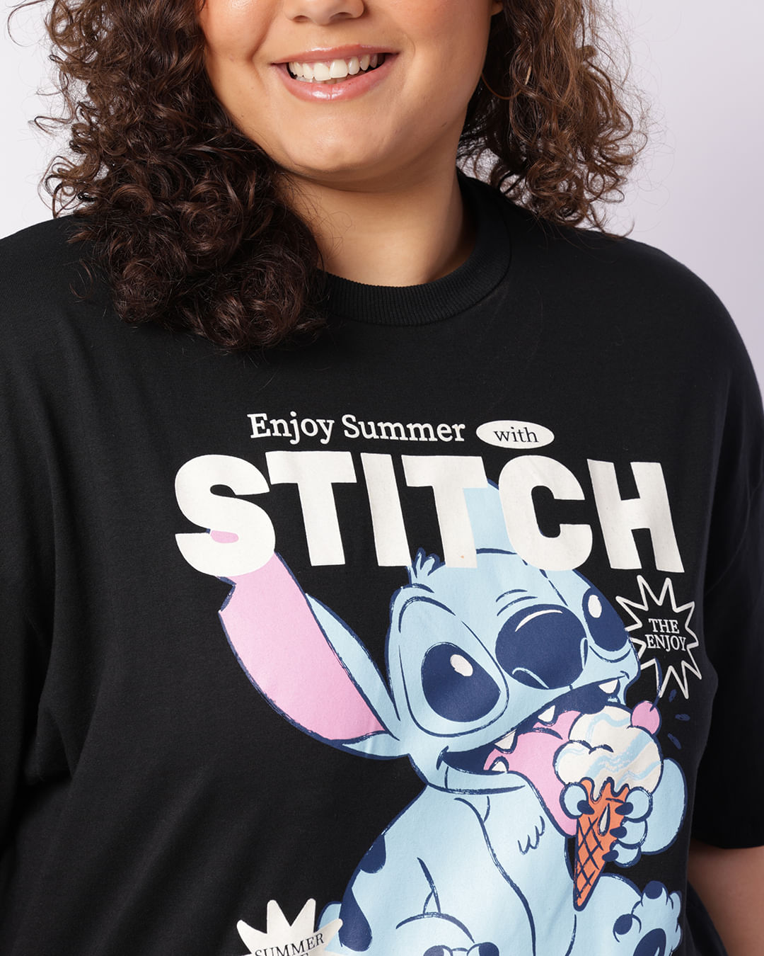 Tshirt-Mc-110087t-Stitch-Sorvet---Preto