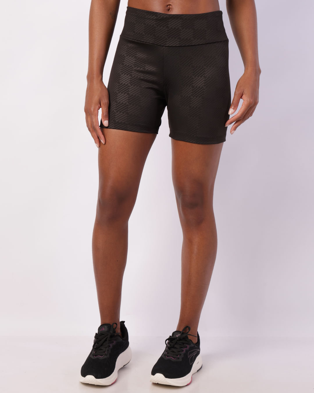 Shorts-Estampa-Quadriculada---Preto