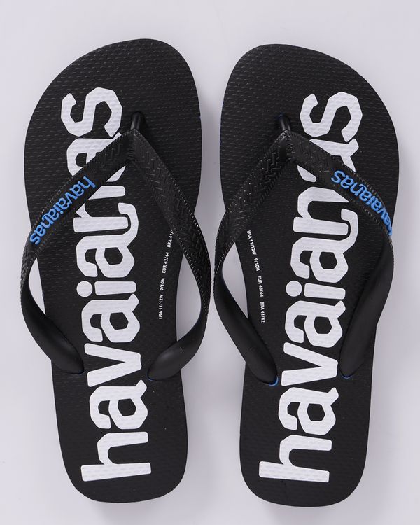 Chinelo Havaianas Masculino Top Logomania Azul 35/36