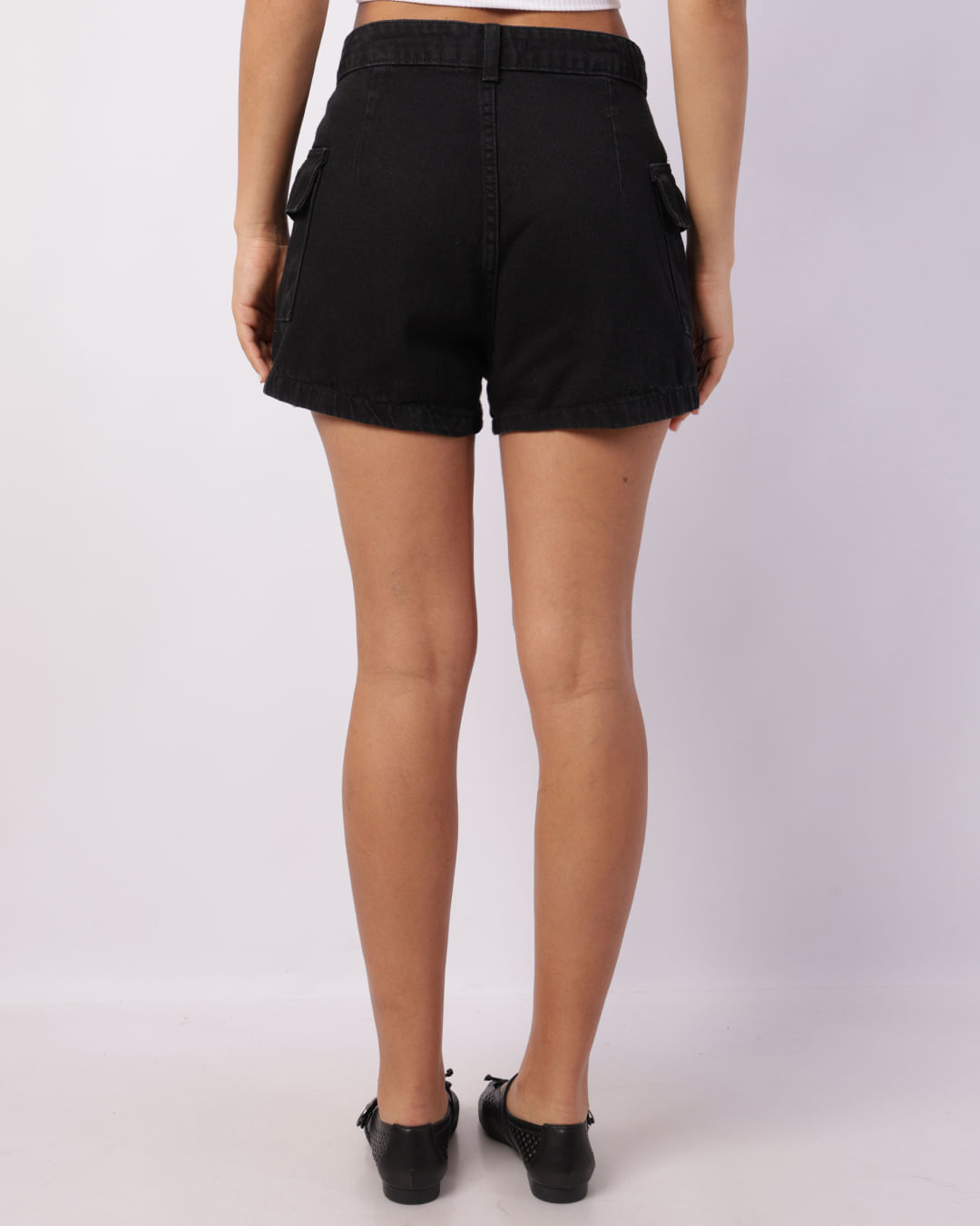 Bermuda-Cargo-Blk---Jeans-Black