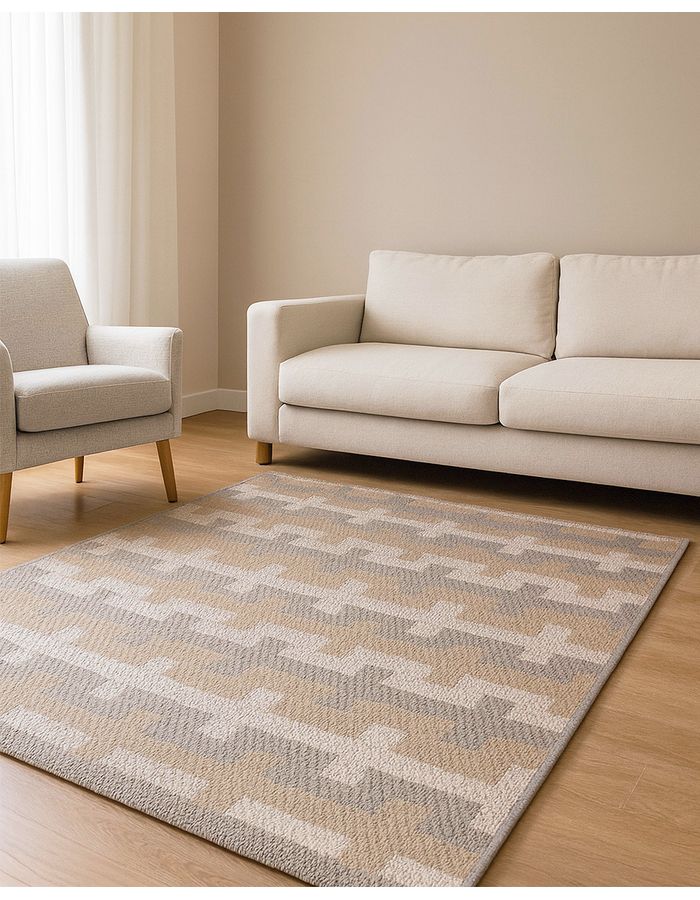 Tapete-Slim-100x150-Compasso-Grafite---Cinza