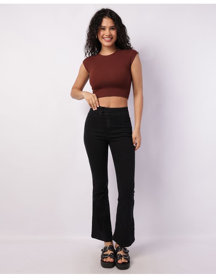 Calca-Jns-Flare-Cos-2-Bts-Blk-502142---Jeans-Black