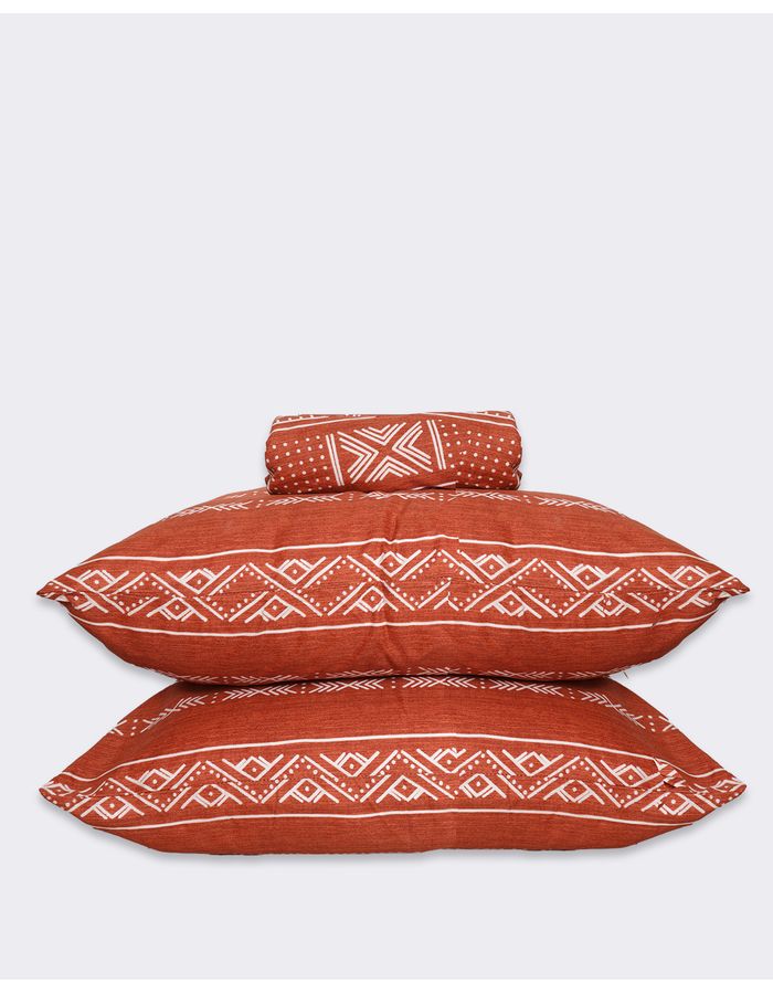Jogo-De-Cama-Casal-3-Pcs-Etnico-Inv-25---Terracota