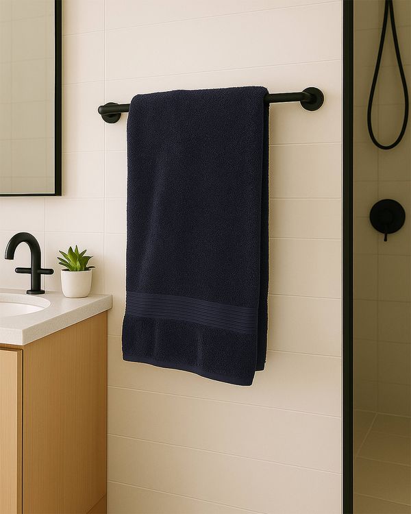 Toalha de Banho Buddemeyer Algodão 70cm x 132cm Marinho UN