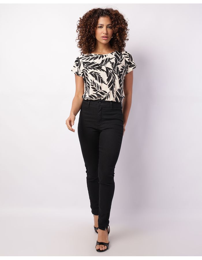 Calca-Skn-01fe01768-Black-Jns-Zipper---Black-Jeans-Escuro