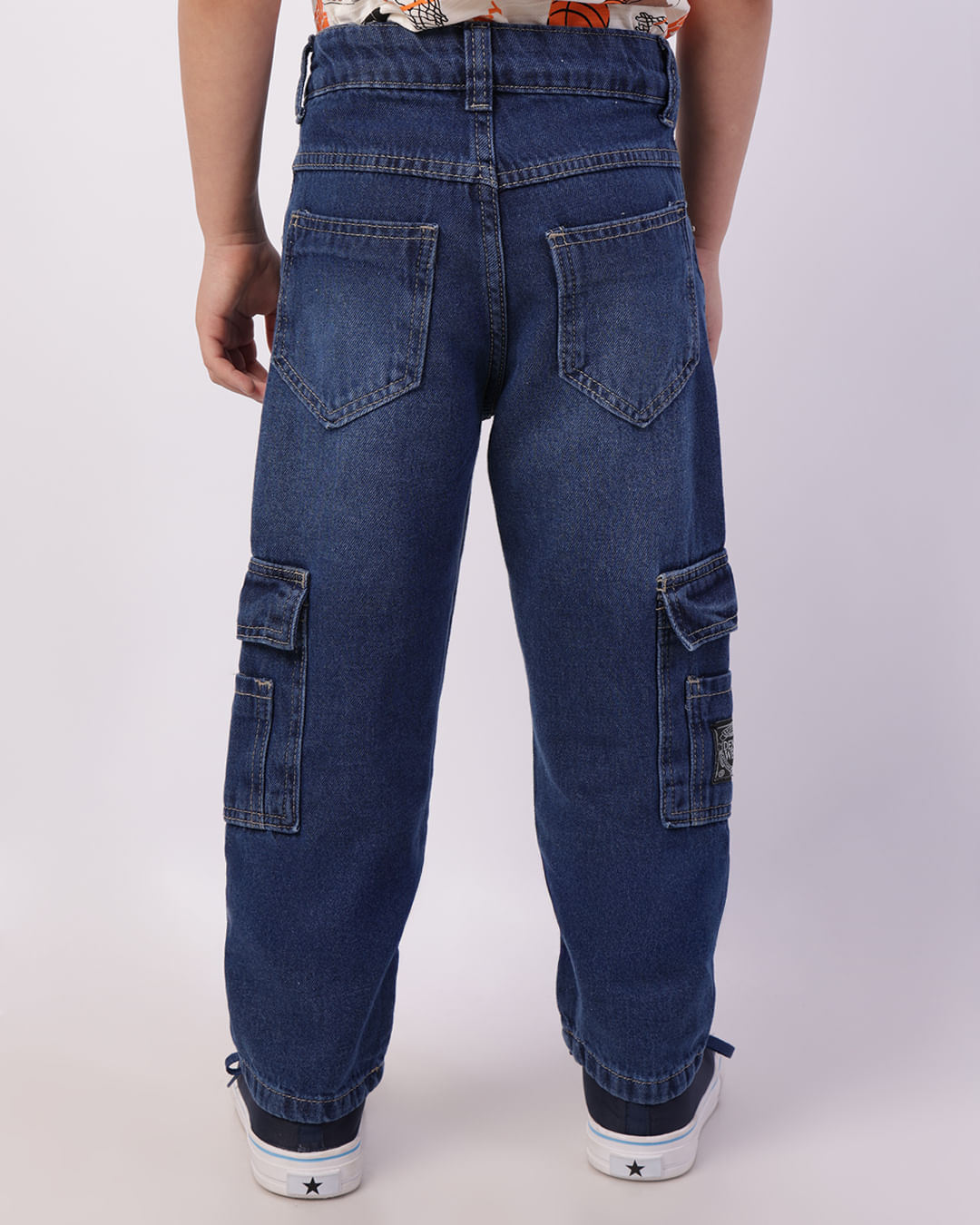 Calca-3505-Jeans-Cargo-Costuras-Claras-L---Jeans-Blue
