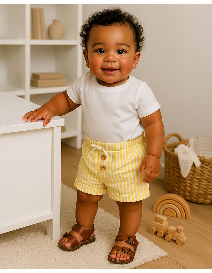 Bermuda-1401037l-Listras-M-Amarelo-Pgg---Amarelo