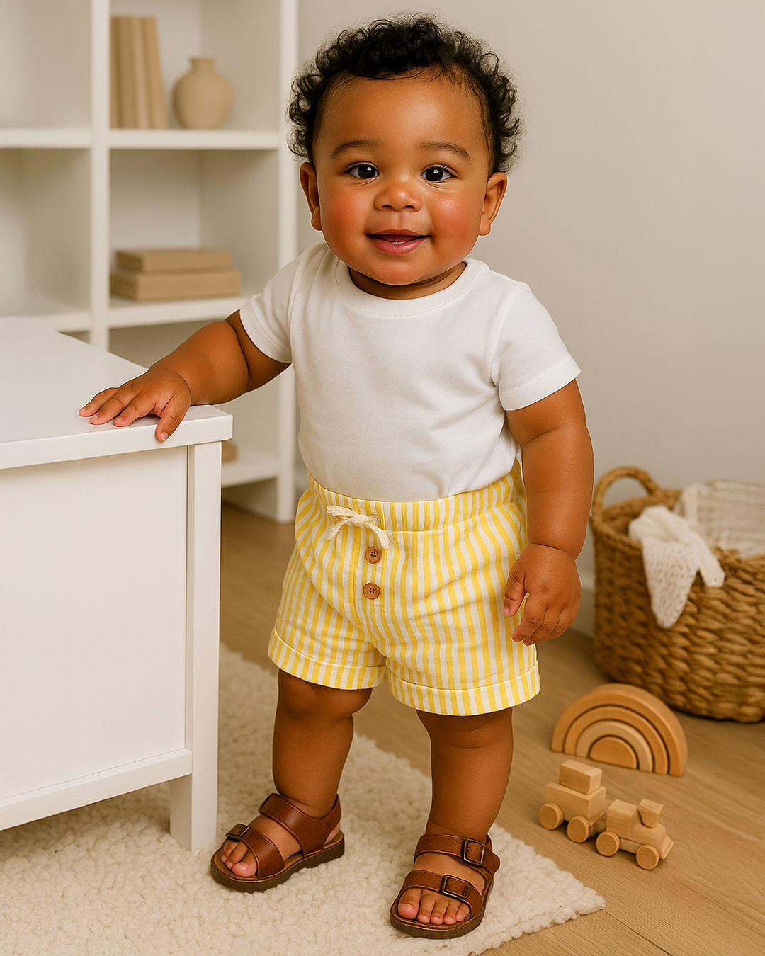 Bermuda-1401037l-Listras-M-Amarelo-Pgg---Amarelo
