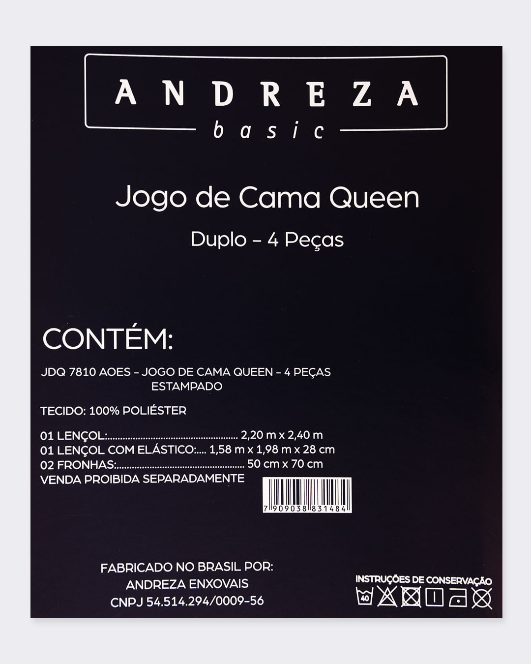 Jogo-De-Cama-Queen-–-4-Pecas---Verde-Listrado