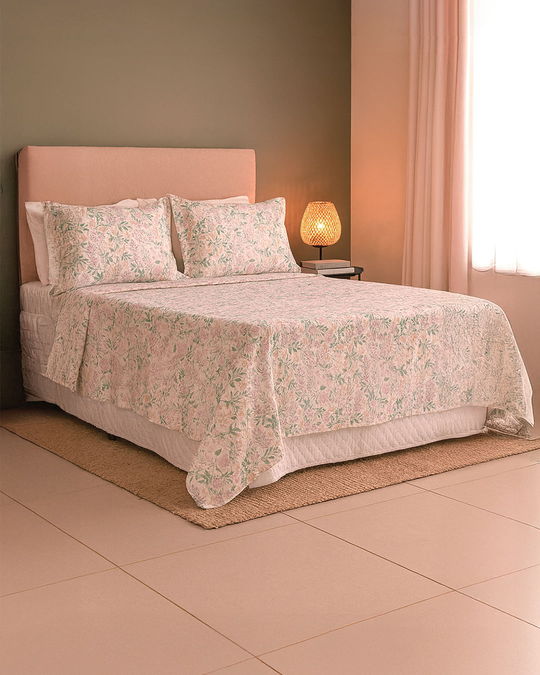 Jogo-De-Cama-Queen-Caprice---4-Pecas---Estampado-Claro