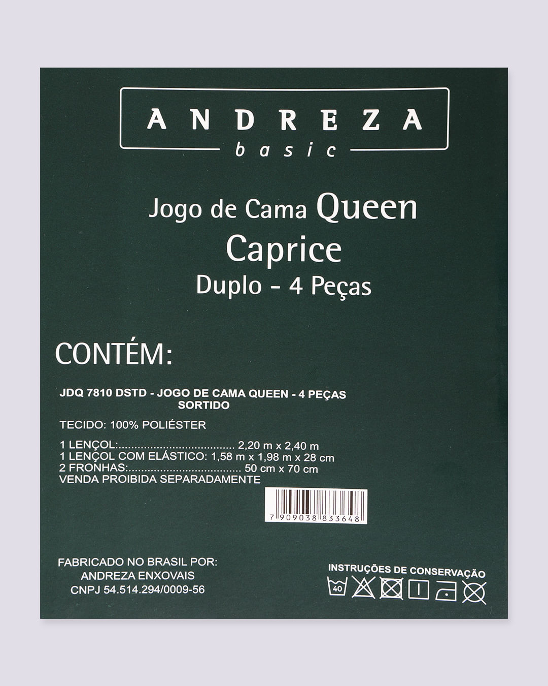 Jogo-De-Cama-Queen-Caprice---4-Pecas---Estampado-Claro