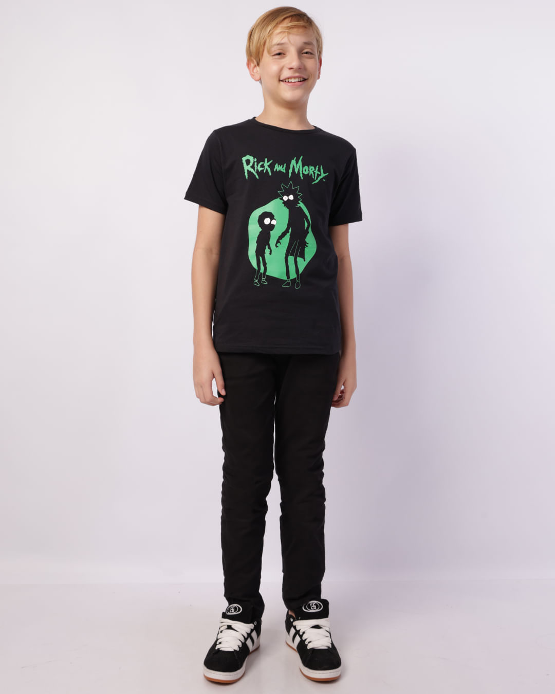 Camiseta-Ch41801-Mc-M-1016-Rick-E-Mort---Preto