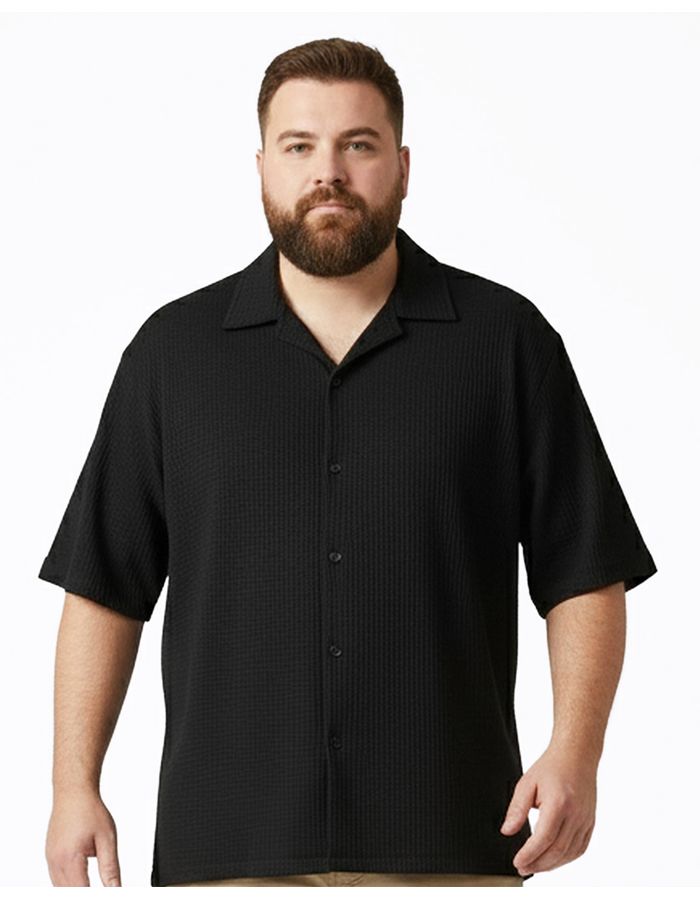 Camisa-Mc-5045p-Tricot-Preto-Plus---Preto