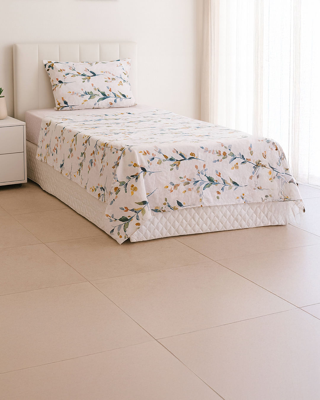 Jg-De-Cama-Attuale-150-Fios-Solt---Bege-Claro