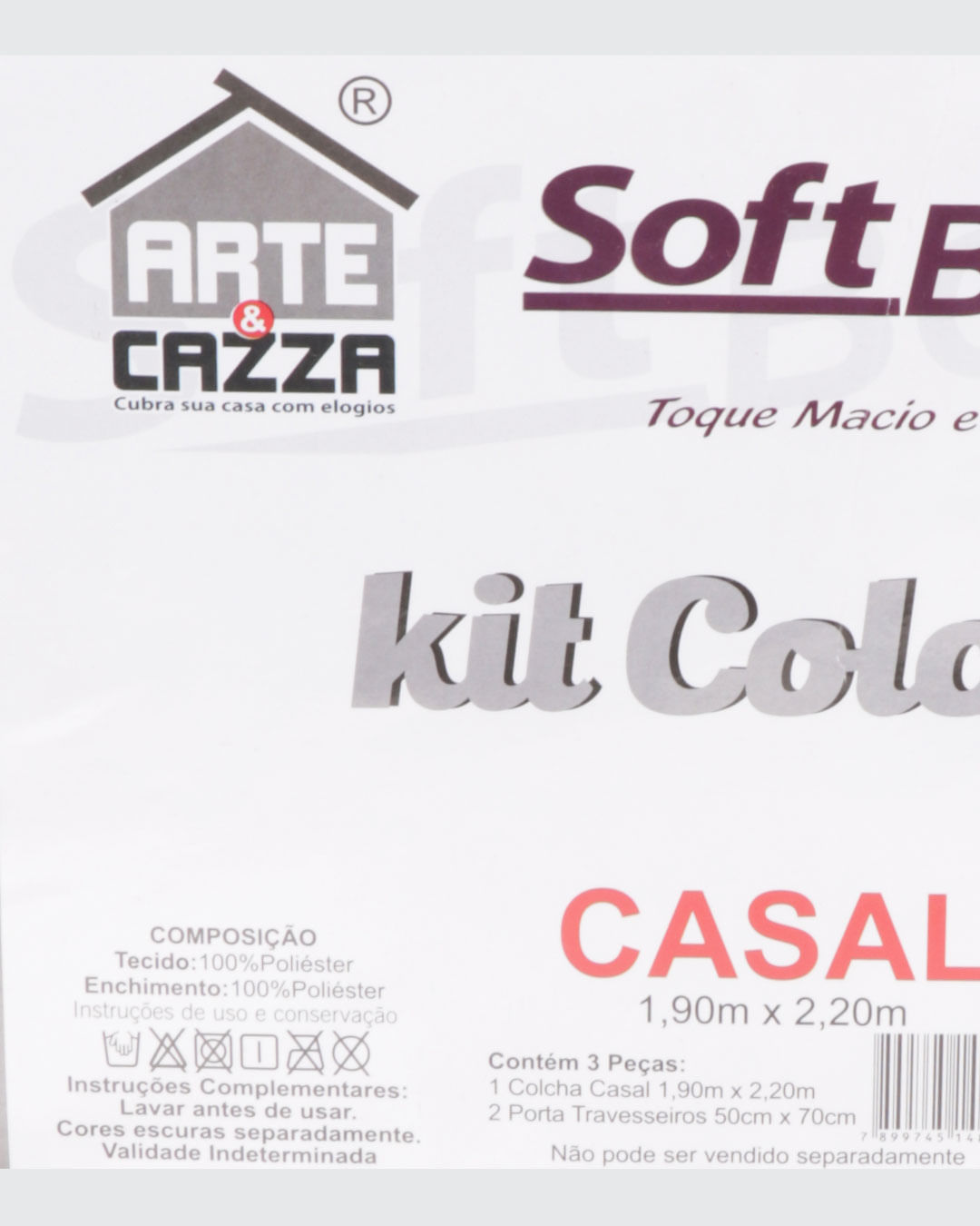 Kit-Colcha-Casal-Ultrassonica---Laranja-Geometrico