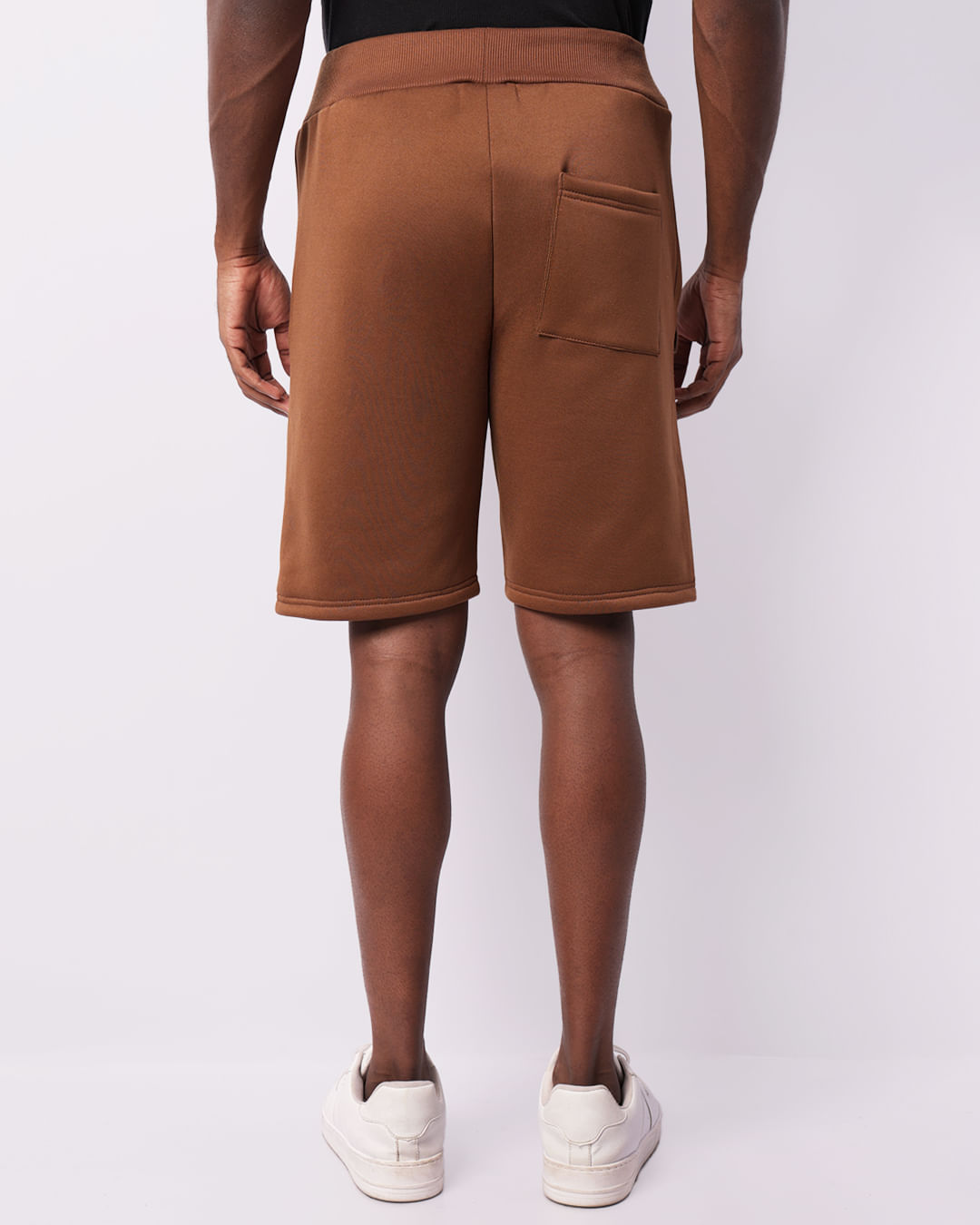 Shorts-Sm01-Moletom-Bolso-Selado-Marrom---Marrom