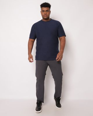 Calca-Casual-Meio-Elast-Stockon-Chu-Plus---Cinza