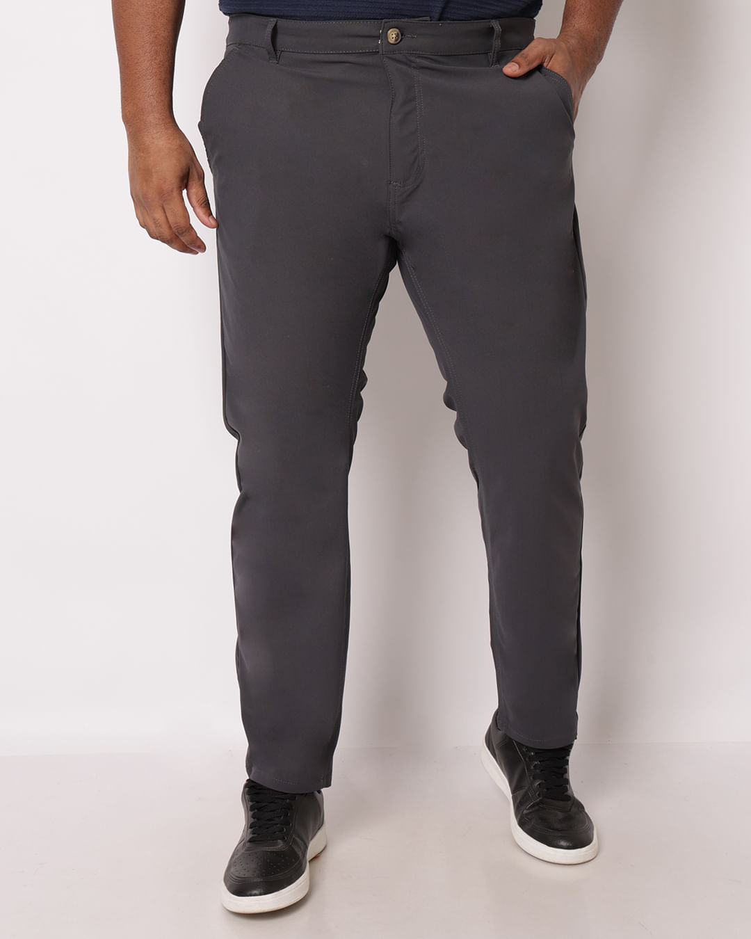 Calca-Casual-Meio-Elast-Stockon-Chu-Plus---Cinza