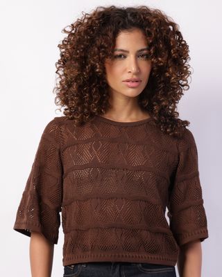 Blusa-Tricot-Ampla-Rendada-847---Marrom