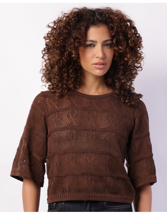 Blusa-Tricot-Ampla-Rendada-847---Marrom