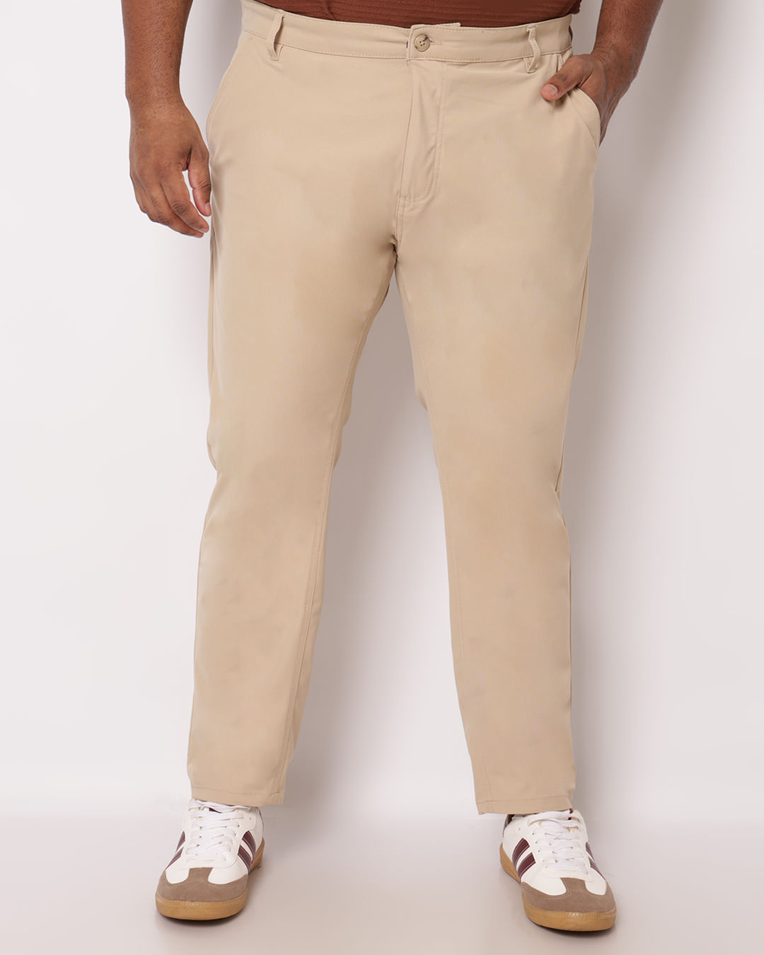 Calca-Casual-Meio-Elast-Stockon-Bege---Bege