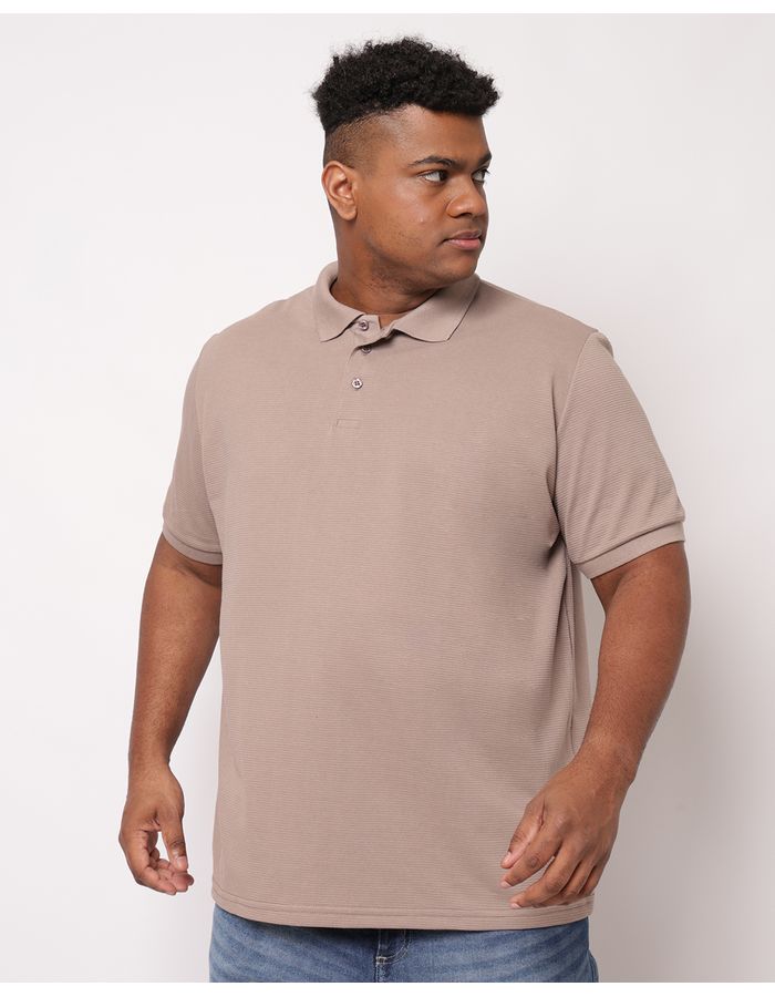 Polo-Trc726-Caneladoedv104-Khaki-Plus---Khaki