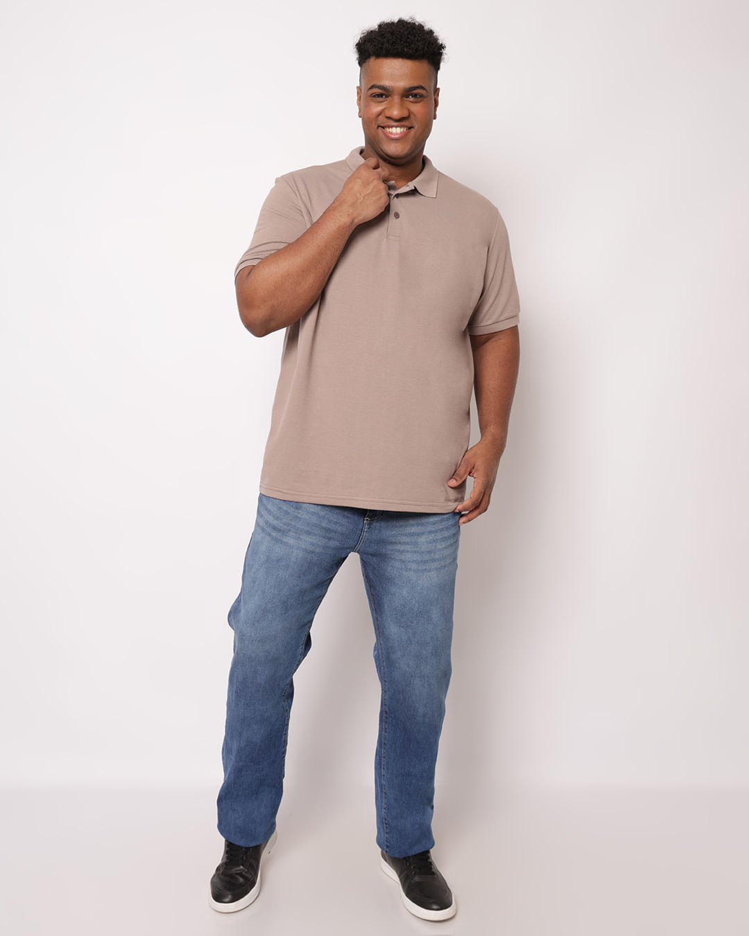 Polo-Trc726-Caneladoedv104-Khaki-Plus---Khaki
