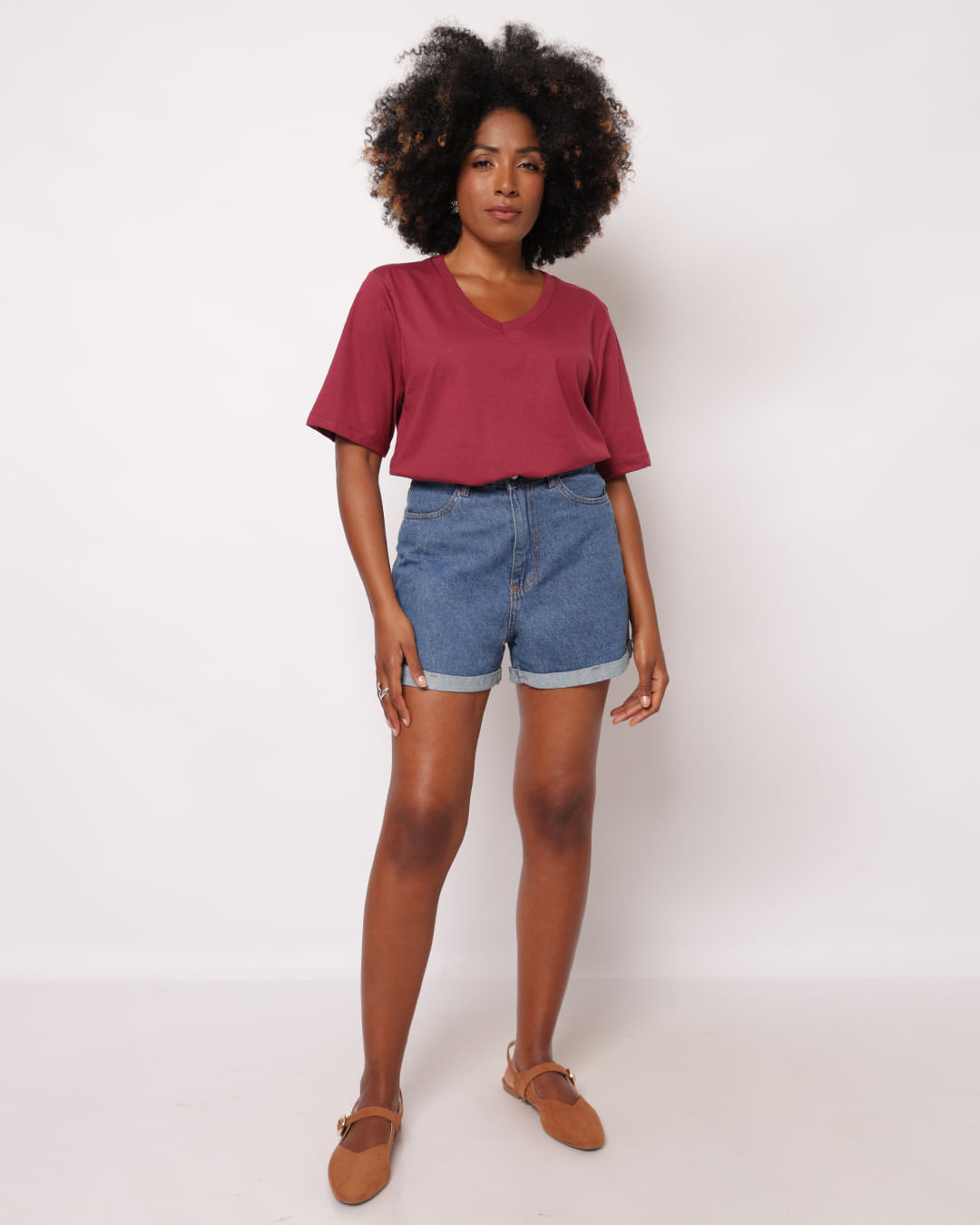 Blusa-Gola-V-100--Algodao---Vinho