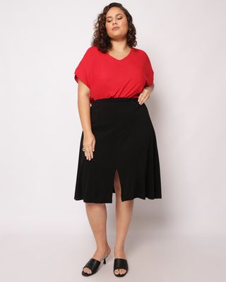 Saia-Midi-40270-Fenda-Molecot---Preto