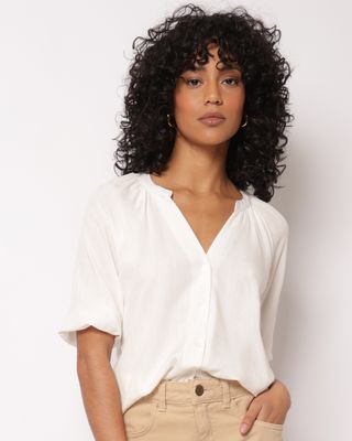 Camisa-430190-Manga-34-Estampada---Branco