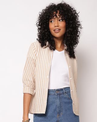 Camisa-Ml-Listrada-Bege-230205---Bege