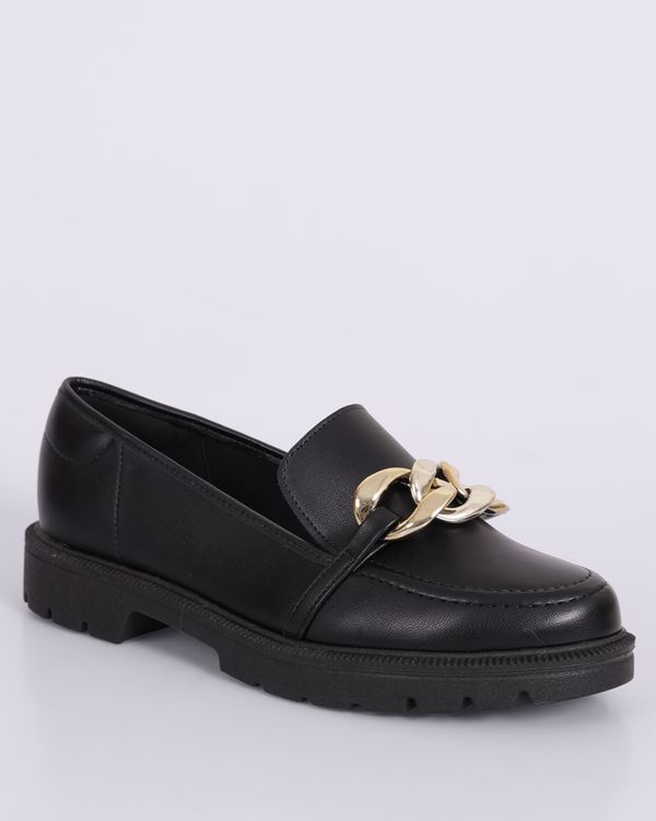 Mocassim Feminino Beira Rio com Detalhe Trançado Preto 38