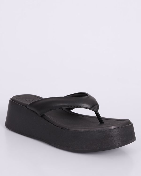 Tamanco Feminino Beira Rio Flatform Preta 37