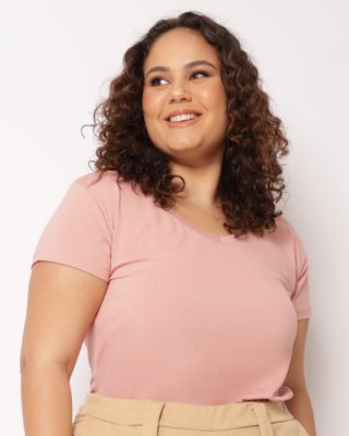 Tshirt-Bl979-Dec-V-Rose---Rose