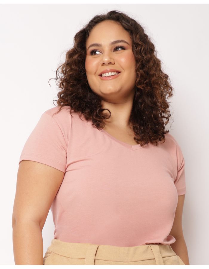 Tshirt-Bl979-Dec-V-Rose---Rose