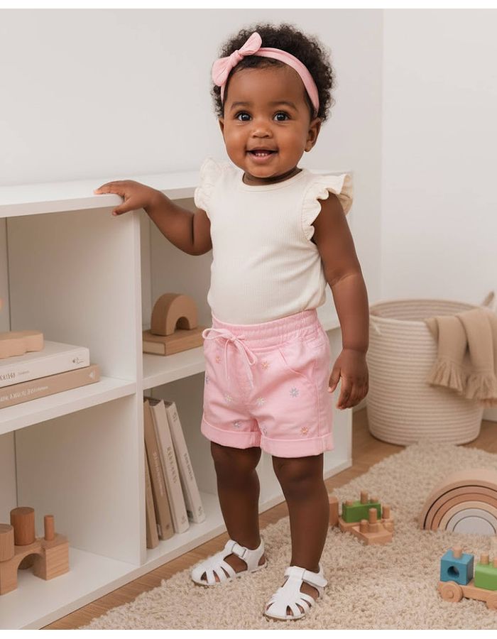 Short-8226-Floral-Rosa-F-Pg---Rosa