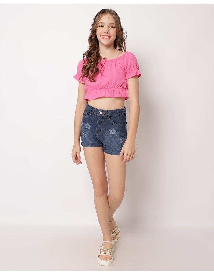 Short-141021--Flor-Azul-1016---Jeans-Blue