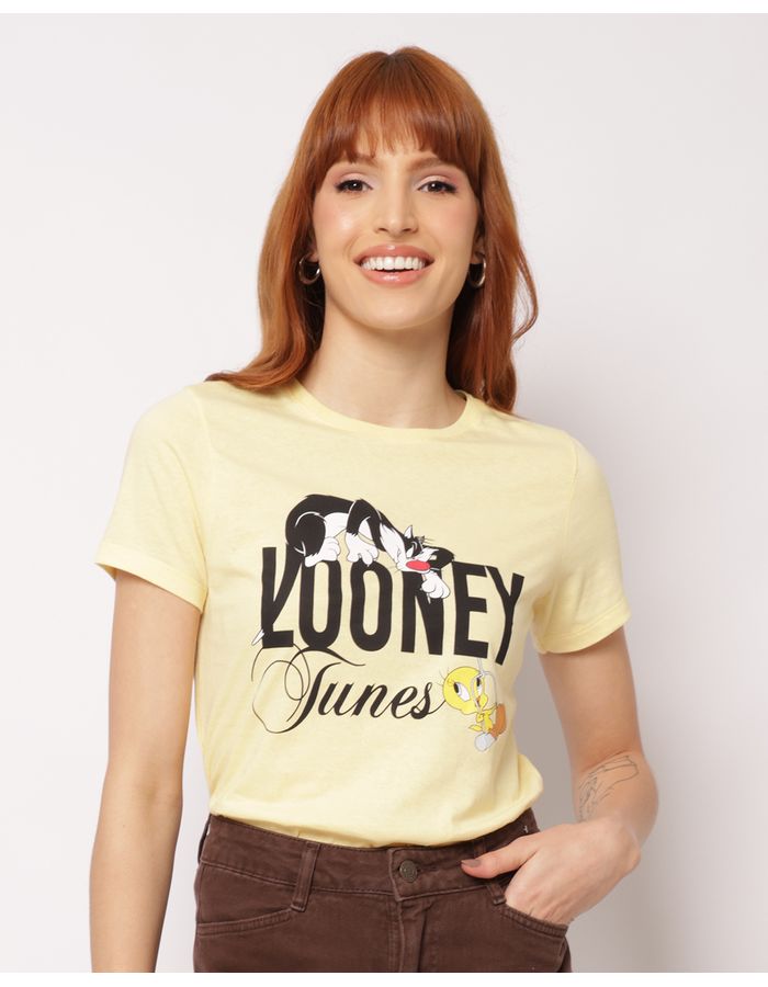 Camiseta-Mc-23690-Looney-Amo-Pgg-P9---Amarelo