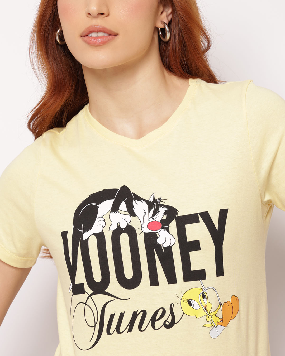 Camiseta-Mc-23690-Looney-Amo-Pgg-P9---Amarelo