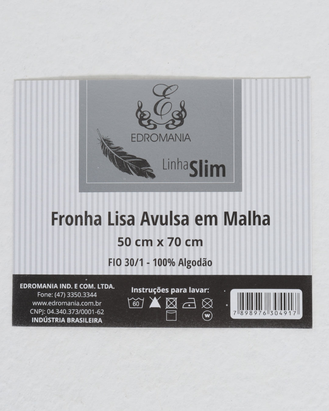 Fronha-Avulsa-Slim-Lisa-Edromania-Azul