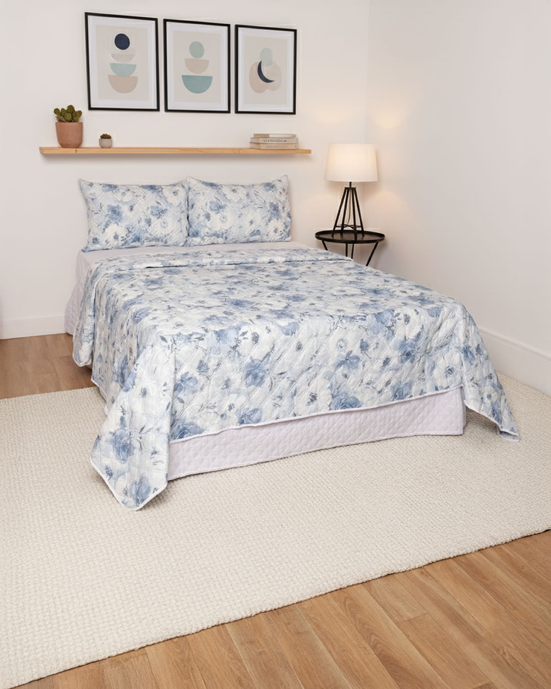 Kit-Colcha-Cs-Portat-Cabas-Ultrasonica---Outros-Floral