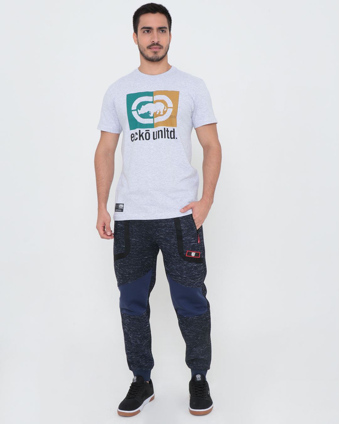 Camiseta-Estampa-Colorida-Logo-Ecko-Unlimited-Mescla-Cinza