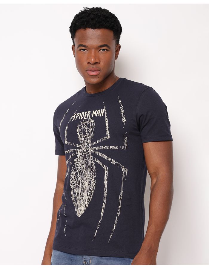 Camiseta-Spider-Man-Trm110049-Pgg---Marinho