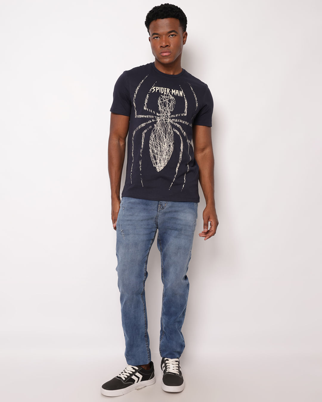 Camiseta-Spider-Man-Trm110049-Pgg---Marinho